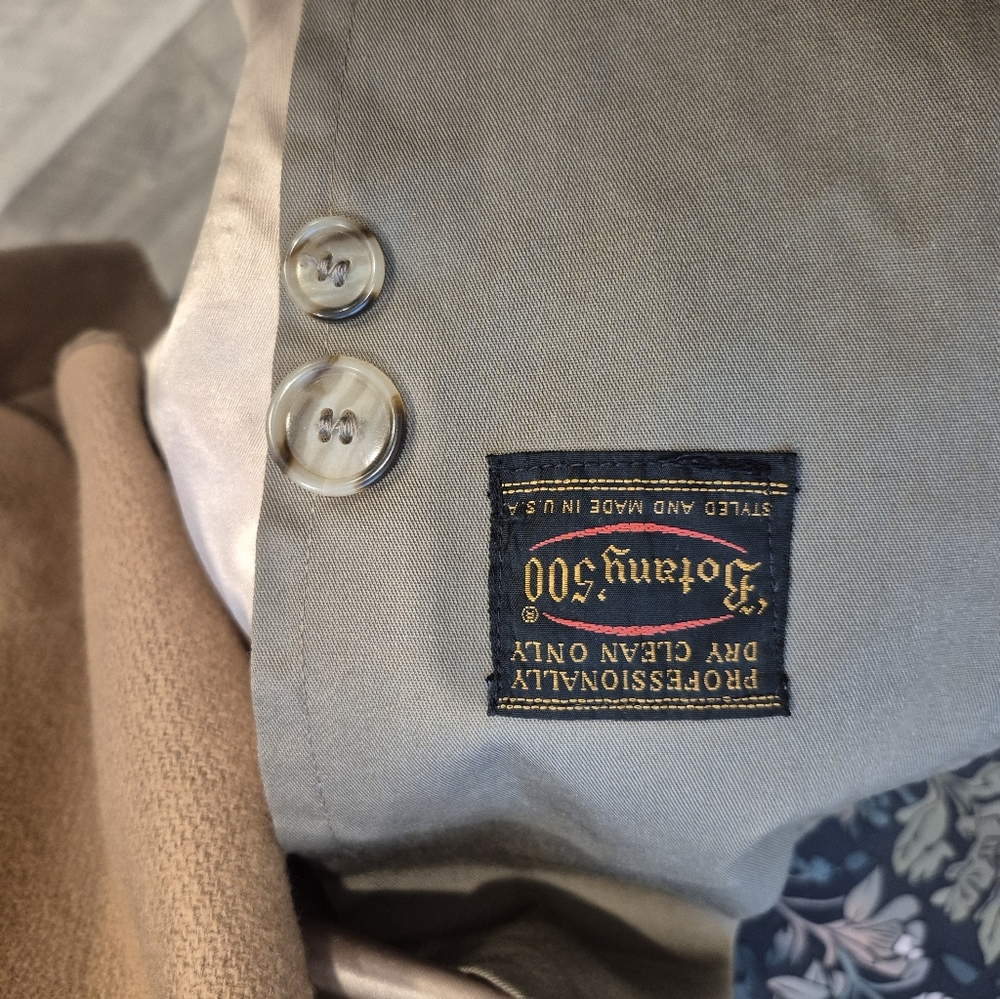 Vintage Bottany 500 Classic Trench Coat With Zippet Lining Size 44 - XL/L - Picture 5 of 16